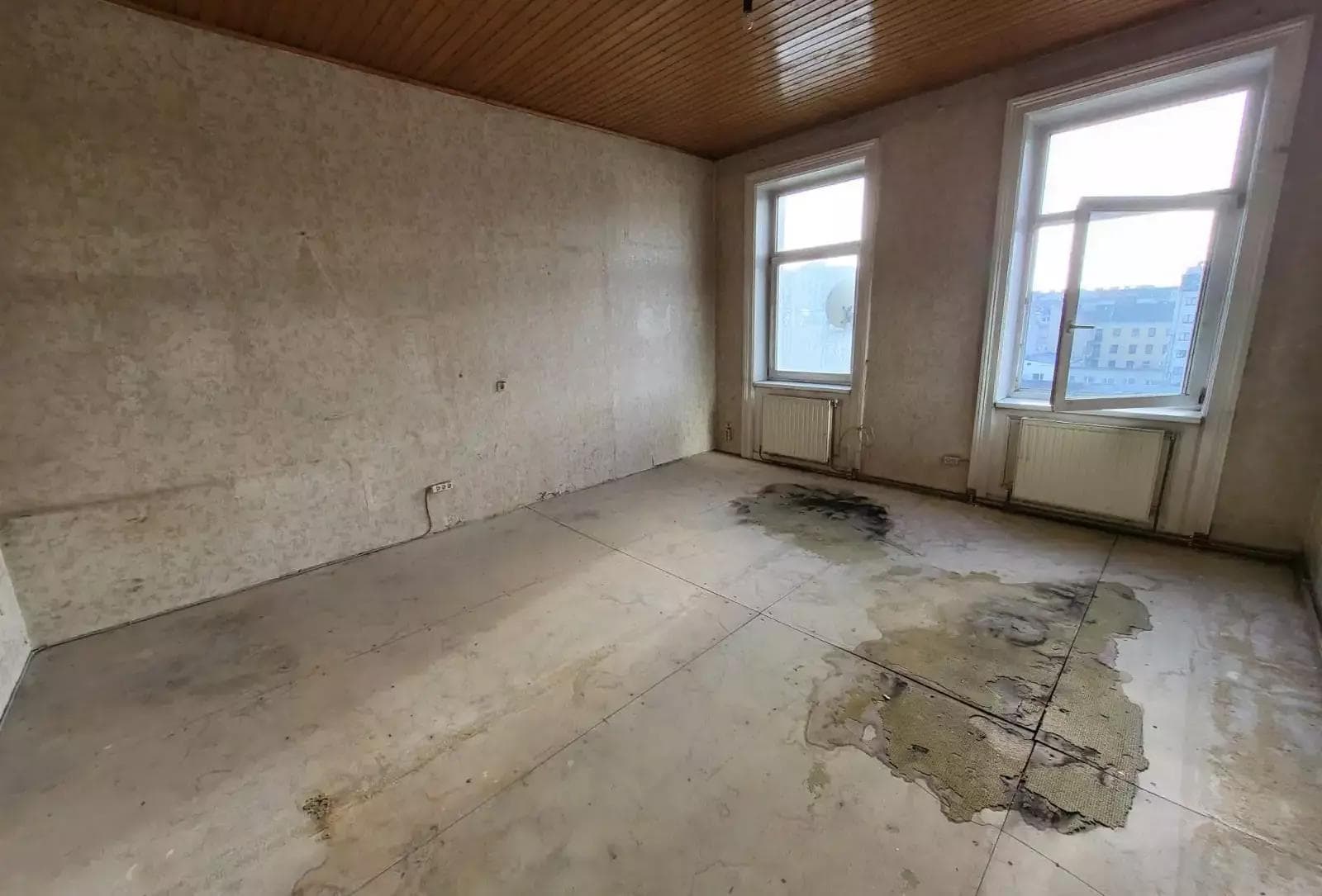 Entrümpelte Wohnung