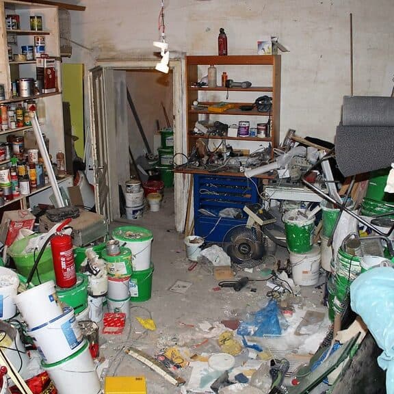 Entrümpelung in einem Altbau-Wohngebäude
